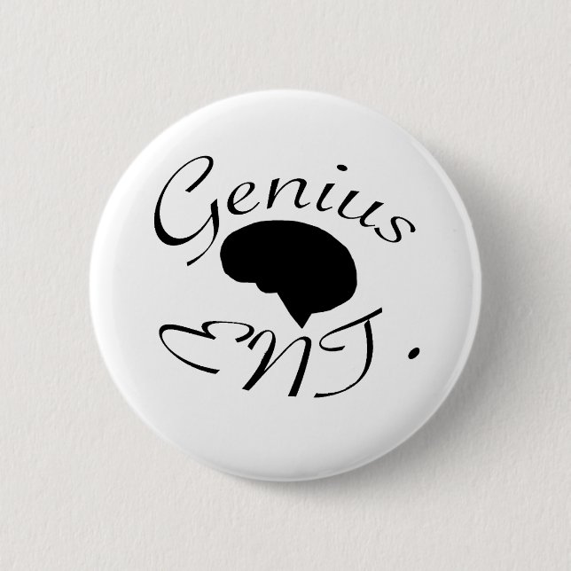 Genie-Unterhaltungs-Knopf Button (Vorderseite)