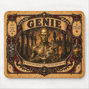 Genie, Vintage-Zirkus-Monster Mousepad