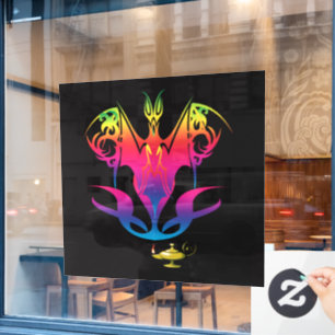 Genie-Wandtattoo Fensteraufkleber