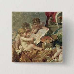 Genie, welches die Künste, 1761 unterrichtet Button