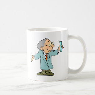 Genie-Wissenschaftler-Experiment-Erfolg Kaffeetasse