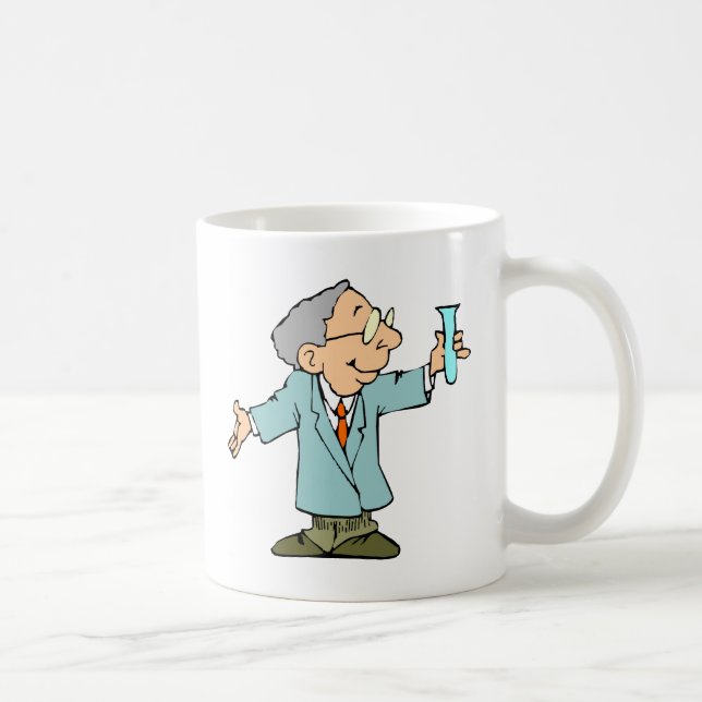 Genie-Wissenschaftler-Experiment-Erfolg Kaffeetasse (Rechts)