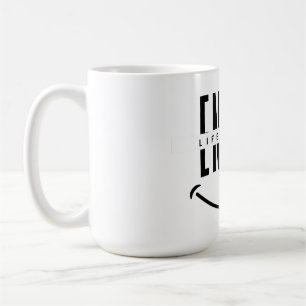Genieße das Leben immer Kaffeetasse