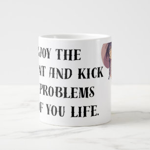 'Genieße den Moment' Motivations-Anime-Jumbo-Mug Jumbo-Tasse