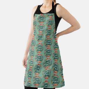 Genieße die einfachen Momente Boho Floral Zitat Schürze