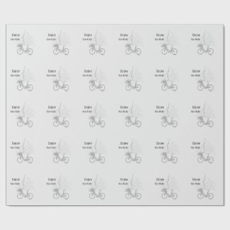 Genieße die Fahrt: Minimalistisches DAILYMIEN Gesc Geschenkpapier