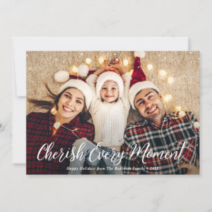 genieße jeden Moment Frohe Weihnachten Foto