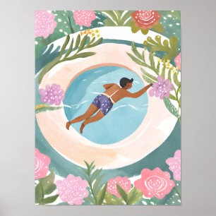 Genießen ein Schwimmbad Poster