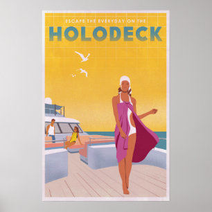 Genießen Sie das Holodeck Poster