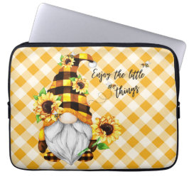 Genießen Sie das Kleine Ding Sonnenblumen-Genom Laptopschutzhülle