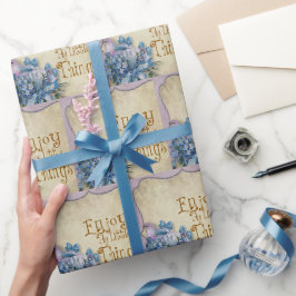 Genießen Sie das kleine, glänzende Wrapping Paper Geschenkpapier