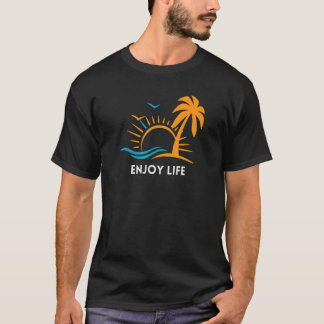 Genießen Sie das Leben der Frauen Grafik-T-Shirts T-Shirt