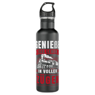 Genießen Sie das Leben im gesamten Sprichwort des  Edelstahlflasche