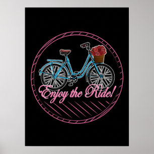 Genießen Sie das Niedliche Fahrrad Poster