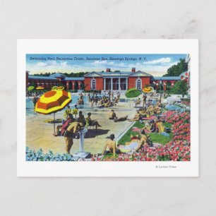 Genießen Sie das Saratoga Wellness-Center Recreati Postkarte