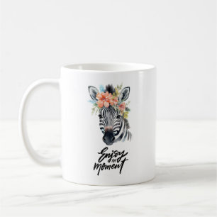 Genießen Sie den Augenblick Kaffeetasse