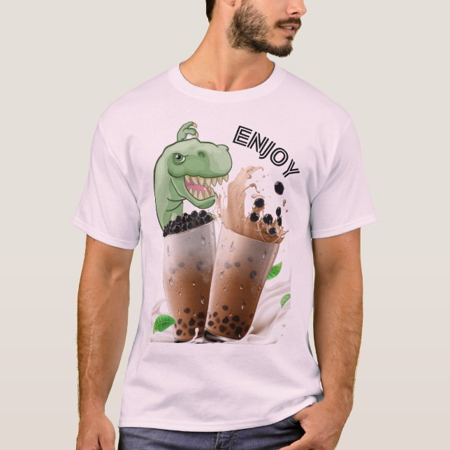 Genießen Sie den Buba-Tee-Dinosaurier T-Shirt (Vorderseite)