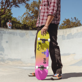 Genießen Sie den Buddha des Lebens auf der Lotus-B Skateboard