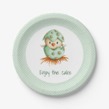 Genießen Sie den grünen Polka Dot Baby Bird Hatchi