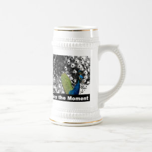 Genießen Sie den Moment 2 - Pfau Bierglas