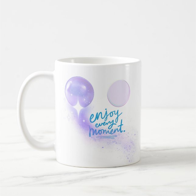 GENIESSEN SIE DEN MOMENT KAFFEETASSE (Links)