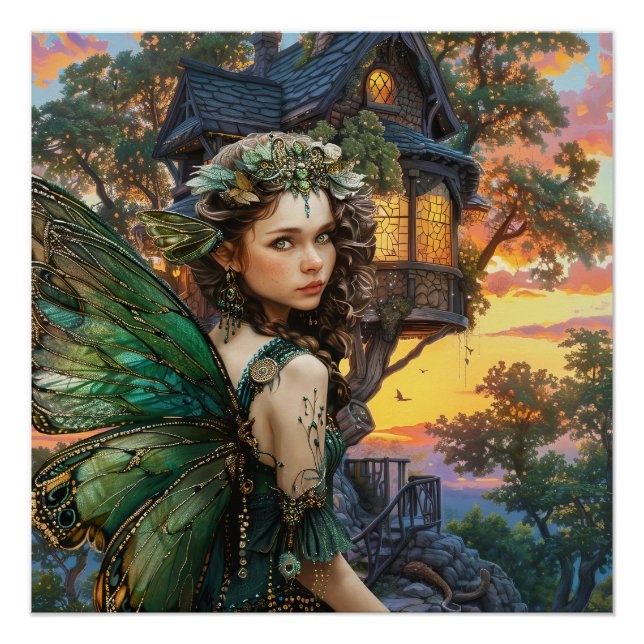 Genießen Sie den Sonnenuntergang außerhalb ihrer Z Poster (Vorderseite)