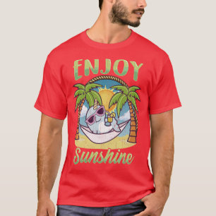 Genießen Sie den Sunshine Narwhal Hammock Beach T-Shirt