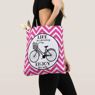 Genießen Sie die Fahrt   Fahrrad mit Motivierend B Tasche