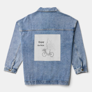 Genießen Sie die Fahrt: Minimalistischer DAILYMIEN Jeansjacke