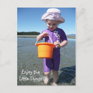 Genießen Sie die kleine Postkarte