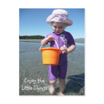 Genießen Sie die kleine Postkarte