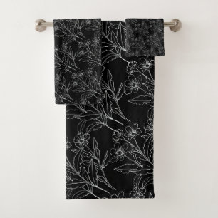 Genießen Sie die Kleinen Dinge Blume Badhandtuch Set