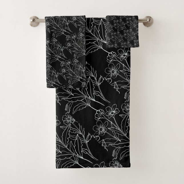 Genießen Sie die Kleinen Dinge Blume Badhandtuch Set (Insitu)