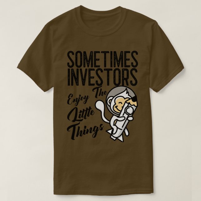 Genießen Sie die kleinen Dinge, die der Affe im We T-Shirt (Design vorne)