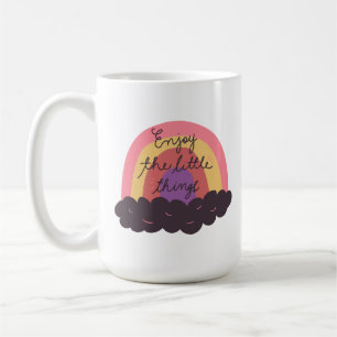 Genießen Sie die kleinen Dinge Kaffeetasse