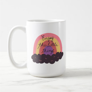 Genießen Sie die kleinen Dinge Kaffeetasse