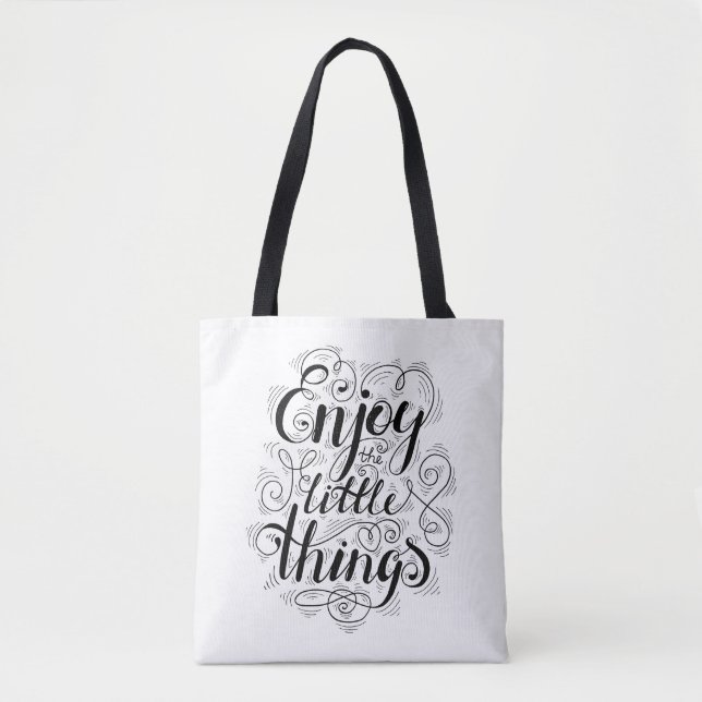 Genießen Sie die Kleinigkeiten 1 Tasche (Vorderseite)