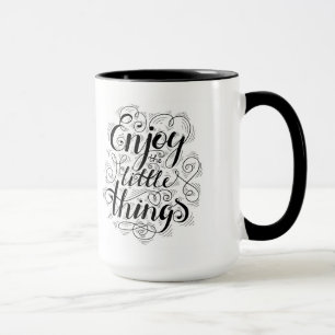 Genießen Sie die Kleinigkeiten 1 Tasse
