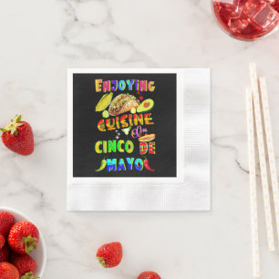 Genießen Sie die Küche im Cinco de Mayo Serviette