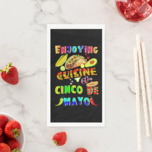 Genießen Sie die Küche im Cinco de Mayo Serviette