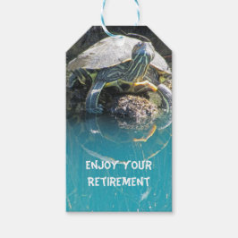 Genießen Sie die Reflektion von Schildkrötenwasser Geschenkanhänger