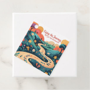 genießen Sie die Reise und nicht nur die Inspirati Geschenkanhänger