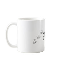 genießen Sie die Schmetterlinge-Tasse