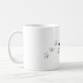 genießen Sie die Schmetterlinge-Tasse Kaffeetasse