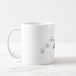 genießen Sie die Schmetterlinge-Tasse Kaffeetasse