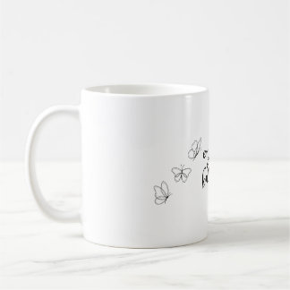 genießen Sie die Schmetterlinge-Tasse Kaffeetasse