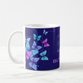 genießen Sie die Schmetterlinge-Tasse Kaffeetasse