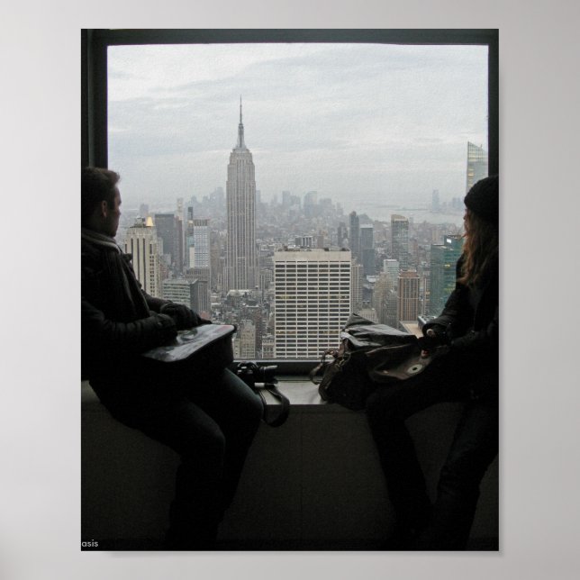 Genießen Sie die Skyline-Aussicht in New York City Poster (Vorne)