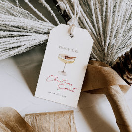 Genießen Sie die Weihnachtsgeistmarke Geschenkanhänger