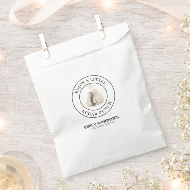 Genießen Sie eine kleine Zucker-Punch-Tasche Geschenktütchen (Ausgeschnitten)